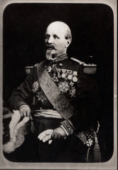 Porträt von Antoine Eugene Alfred Chanzy (1823-1883), französischer General von French Photographer